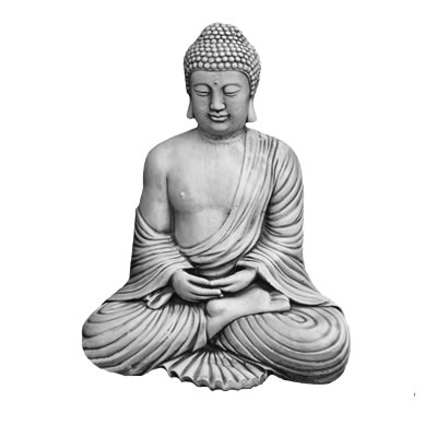 Statue de bouddha du Véhicule du vaste (Mahayana)