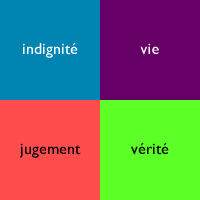 indignité, vie, jugement, vérité