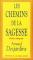 Couverture de Les chemins de la sagesse