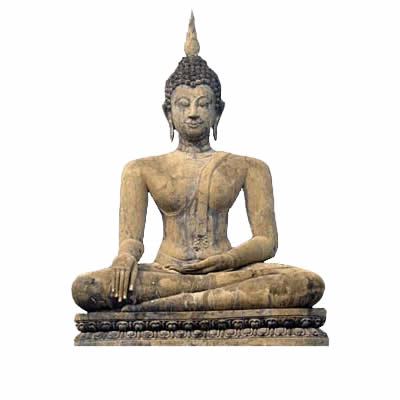 Statue de bouddha Véhicule fondamental (Theravada ou Hinayana)
